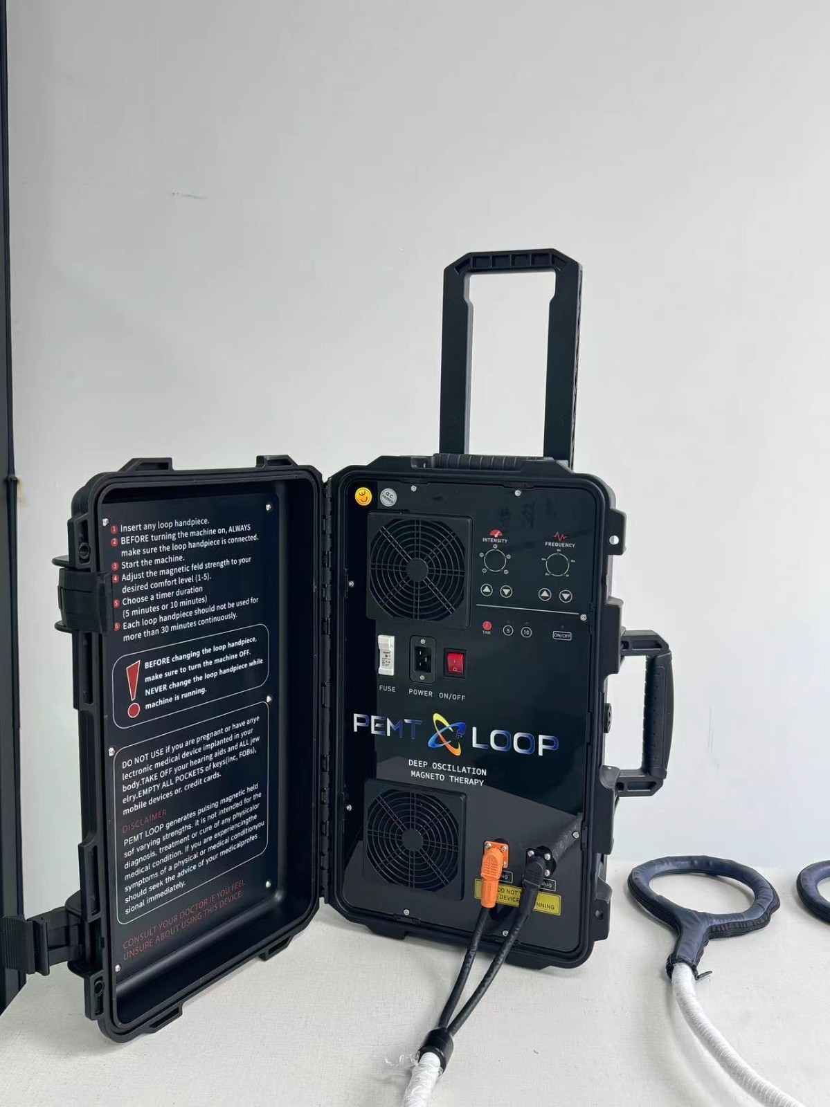 PEMF Pulsed Eletromagnetic Feild Sport Injury Pain Therapy Machine PMST Loop