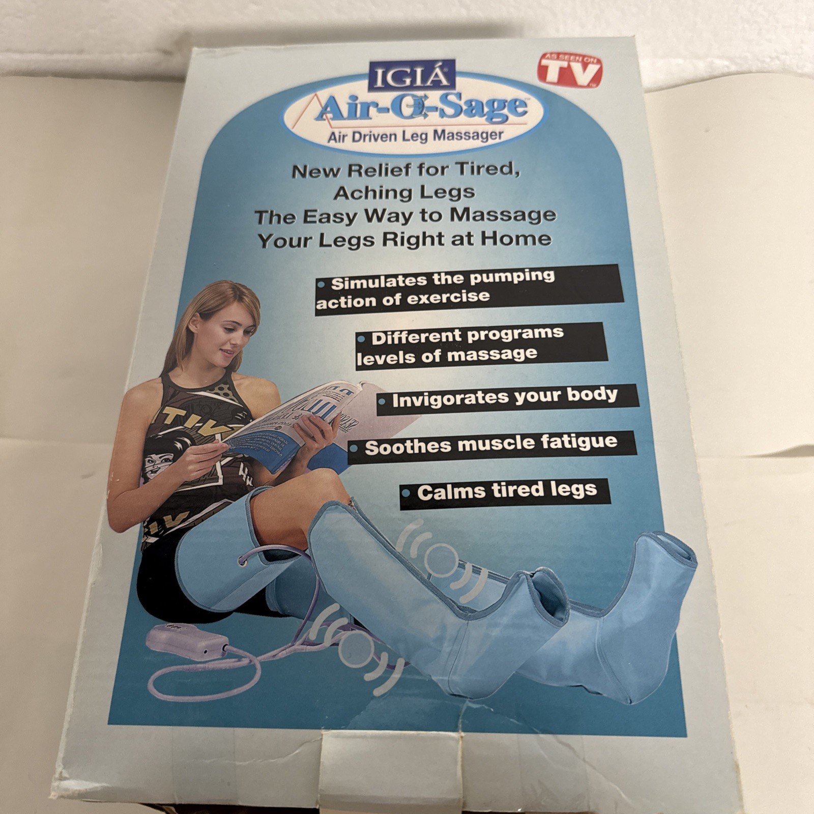 Leg Massager Igia Air-O-Sage Leg Massager for Circulation
