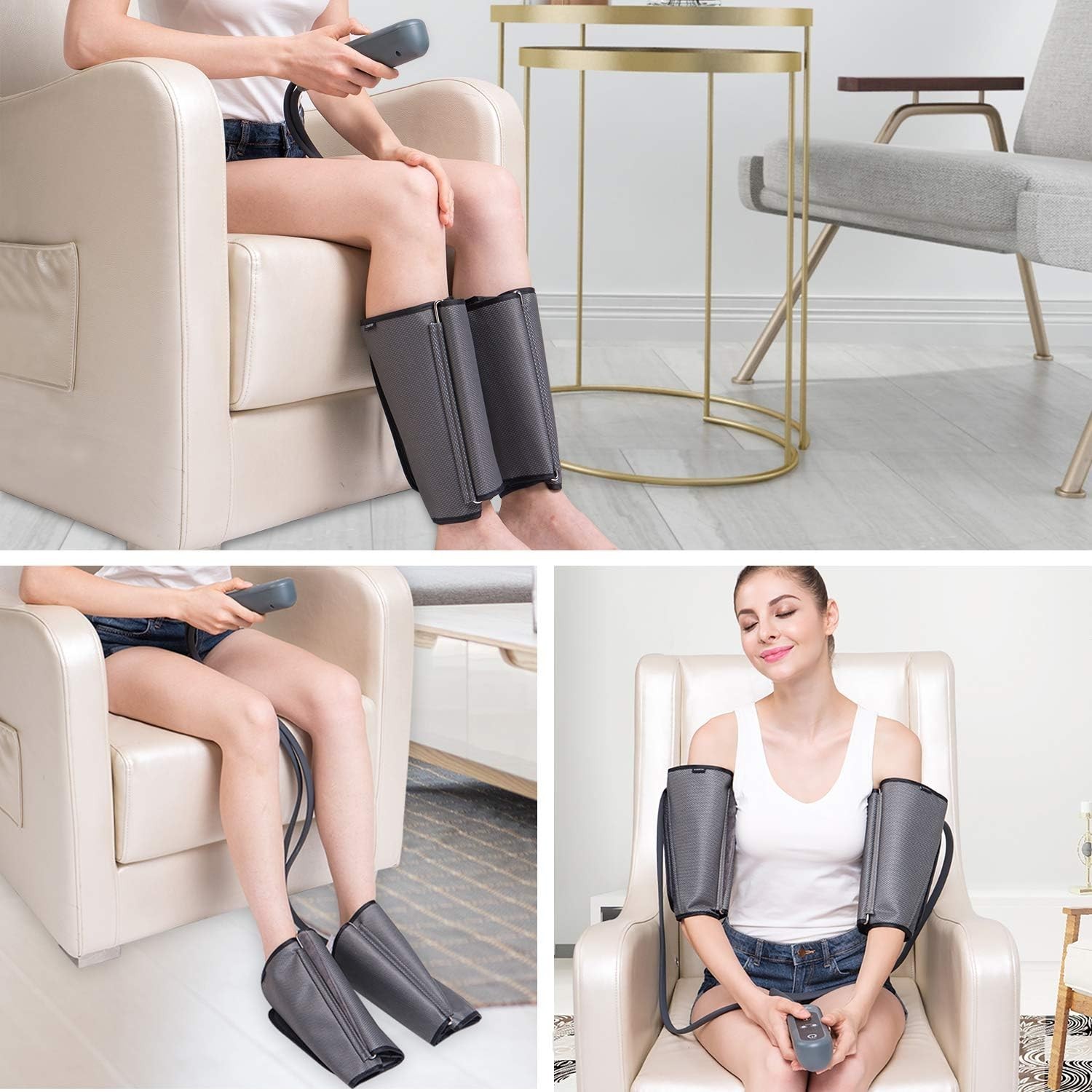 Air Compression leg and foot massager Quinear