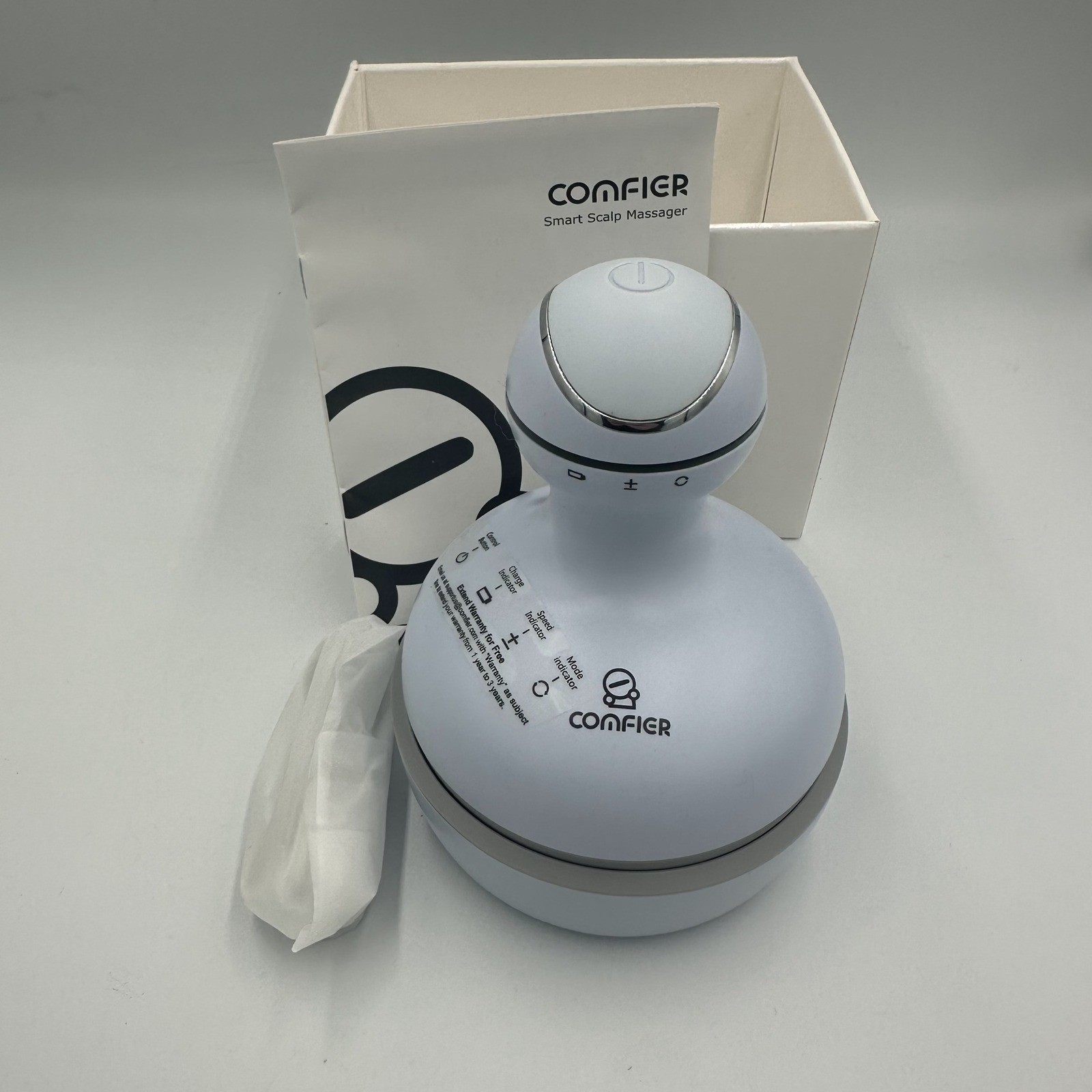 Comfier Smart Cordless Handheld Head Massager Scalp Massager CF-4902LB EUC Works