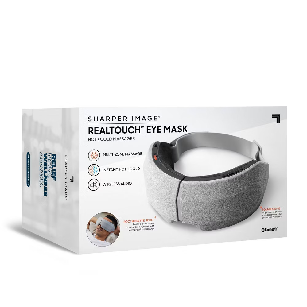 Sharper Image Eye Mask Electric Massage Body Wrap