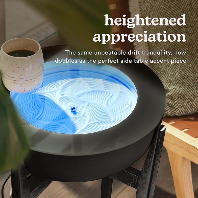 Compact Wooden Stand Drift Meditation Sand Table Elevated Design Unique Calm New