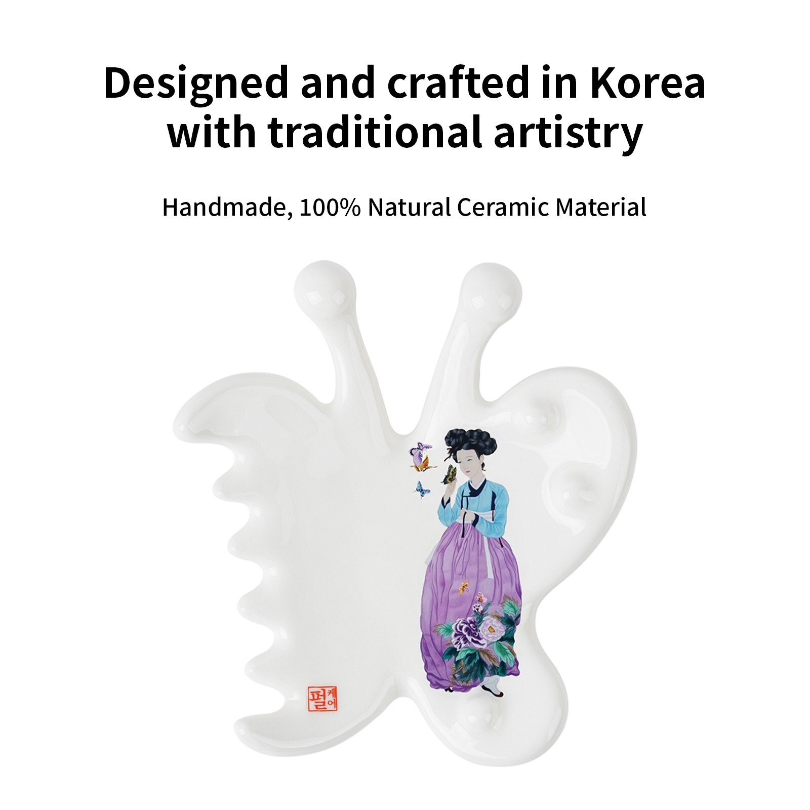PEARLCARE Korean Handmade Ceramic Gua Sha Massage Tool Body&Face&Muscle Relief