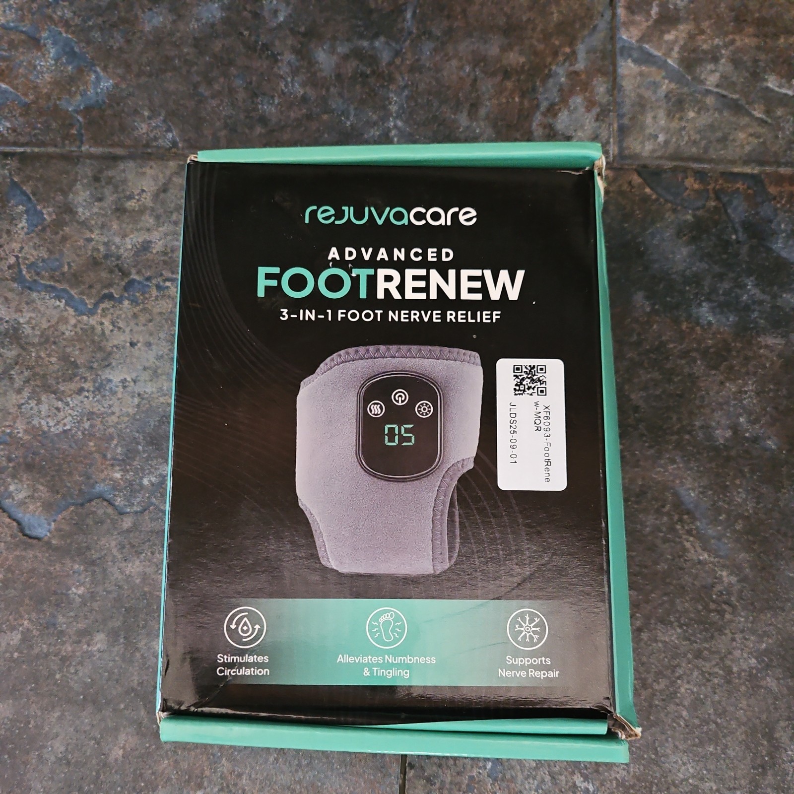 Rejuvacare Foot Renew Triple Method Foot & Ankle Massager w/Charging Cable