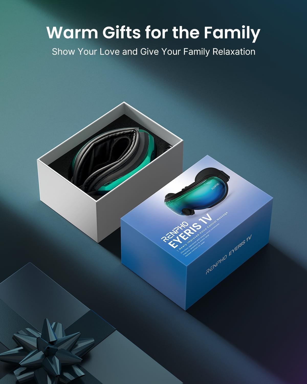 Heated Eye Massager with Voice Control, Bluetooth Music, Smart Sleep Mask – Gift