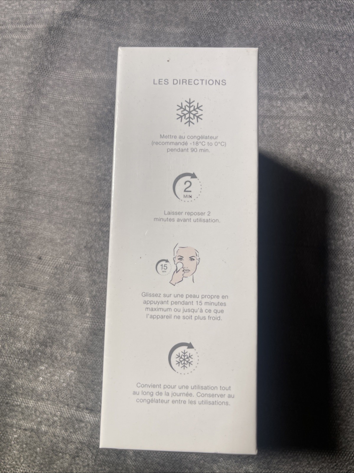 Skin Inc Cryo Ice Sake Roller – Depuff Sculpt Detox – Pink To White New Sealed