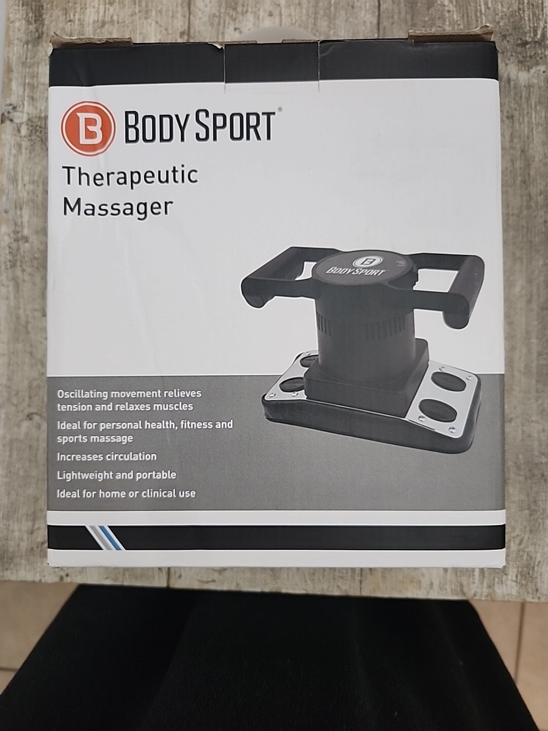 Body Sport BDSM200 Black Variable Speed Professional Vibrating Massager