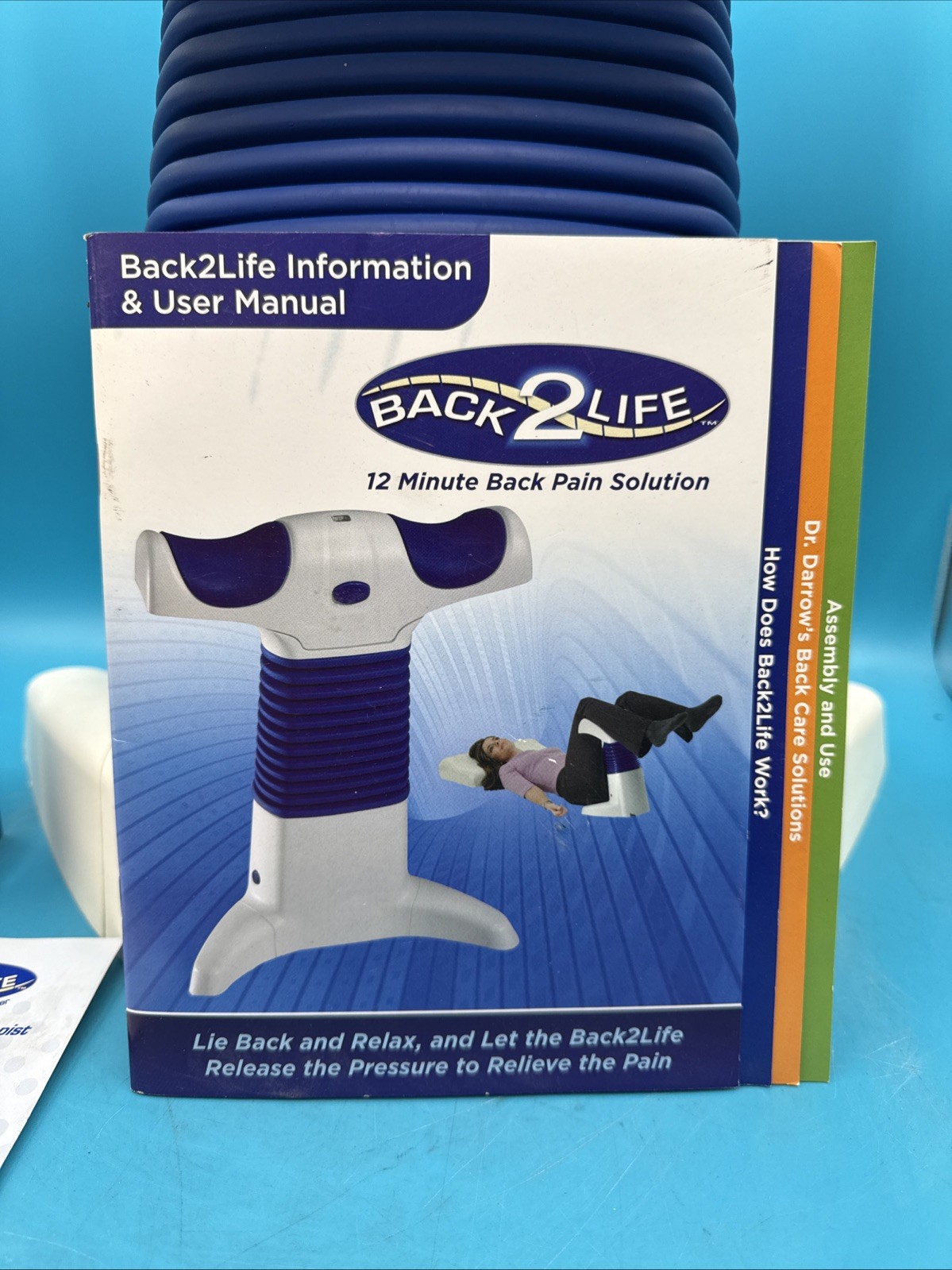 Back2Life BL2 Continuous Motion Massager Decompression W/ DVD & Manual
