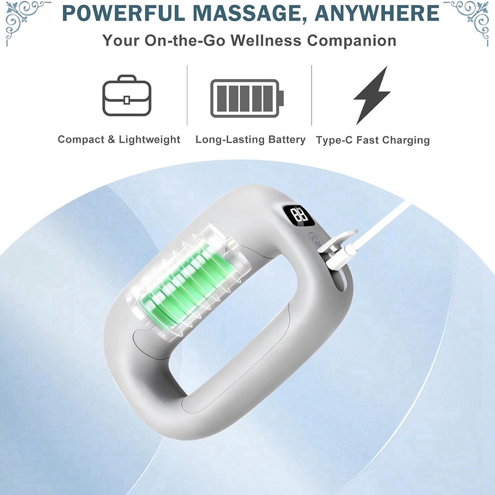 Multifunctional Full-Body Fascia Massager, Deep Tissue Vibration, Hands-4006