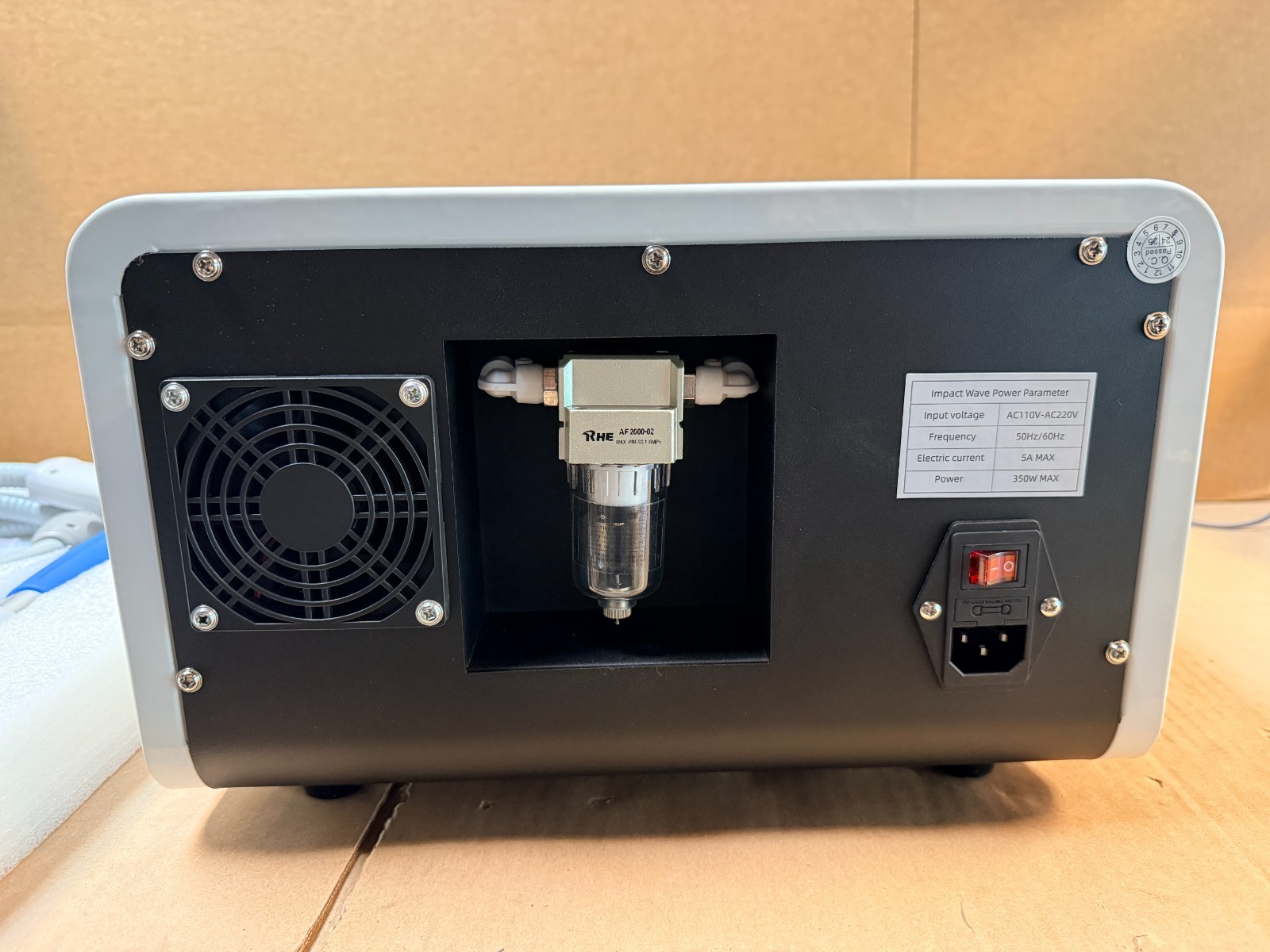 Shockwave Therapy Machine CH800 w/ 5 Heads & Hand Piece *new
