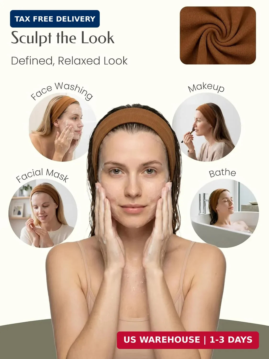 5PCS Face Roller & Gua Sha Facial Tools, Face Massage for Wrinkle Reduction & Pu