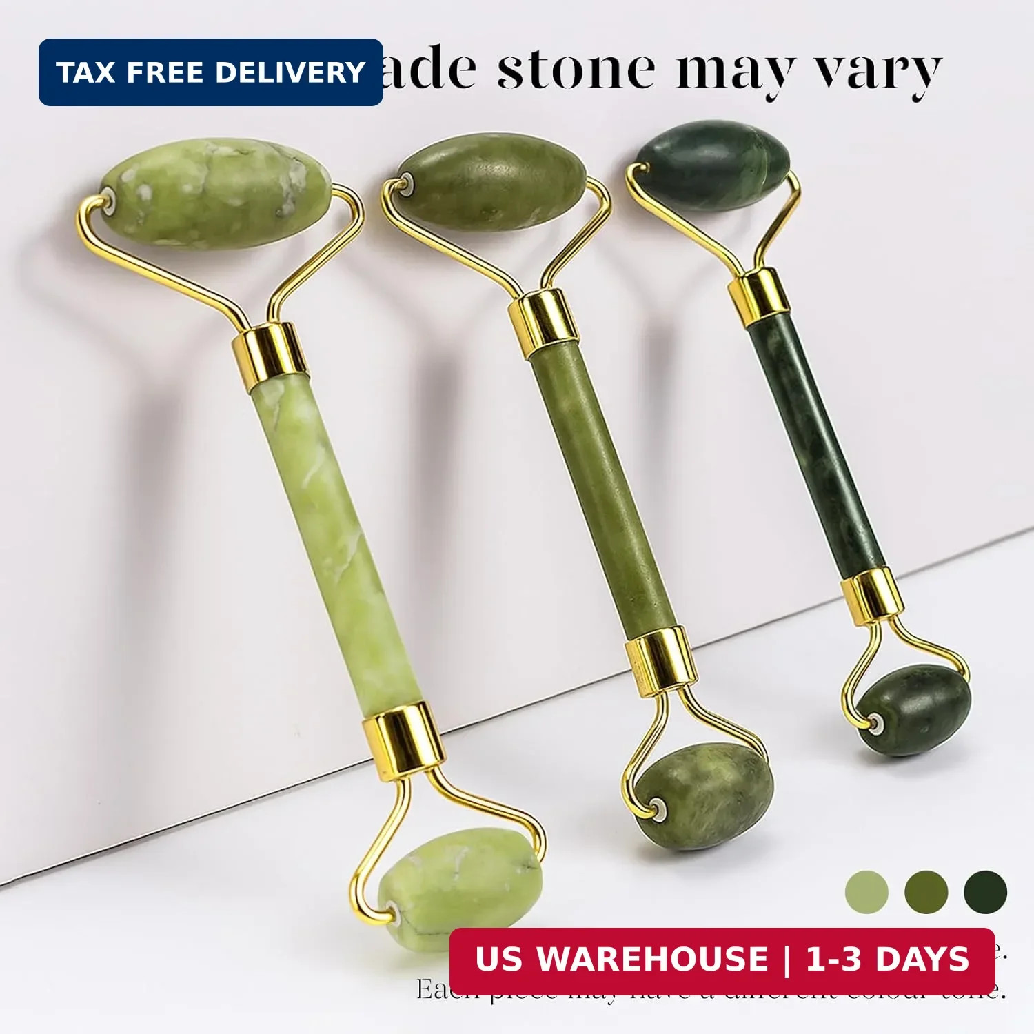 BAIMEI IcyMe Gua Sha & Jade Roller Set, Cooling Face Roller & Guasha Tool for Fa