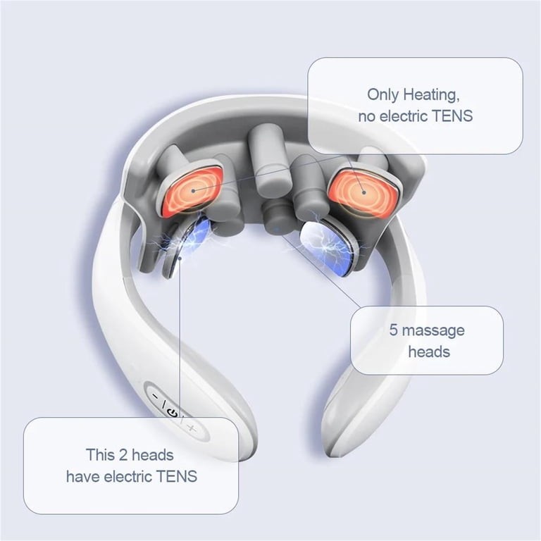 JT-88 Smart Neck Massager Vibration Neck Electric Massager and EMS Puls
