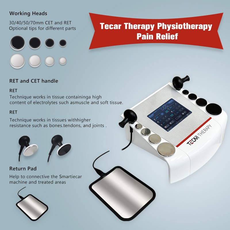 Professional Tecar Therapy Machine CET RET Rehabilitation Pain Relief Face Lift