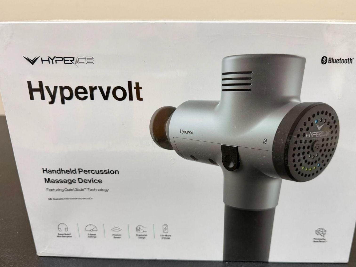 Hyperice Hypervolt Bluetooth Handheld Percussion Massage Device