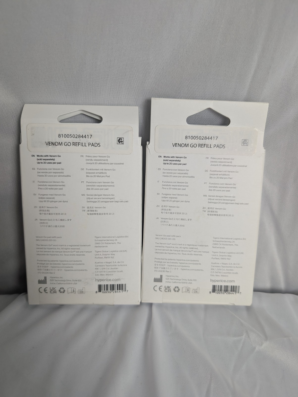 2 Hyperice Venom Go Pad Refill Pack – 3 Pads In Box