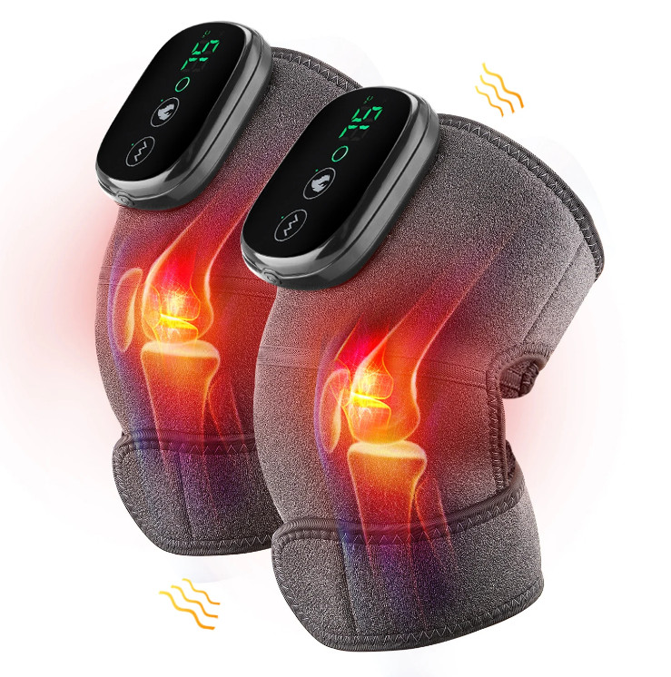 1/2/4Pcs Heating Knee Massage Device Relief Knee Arm Joint Pain Tool Home Use