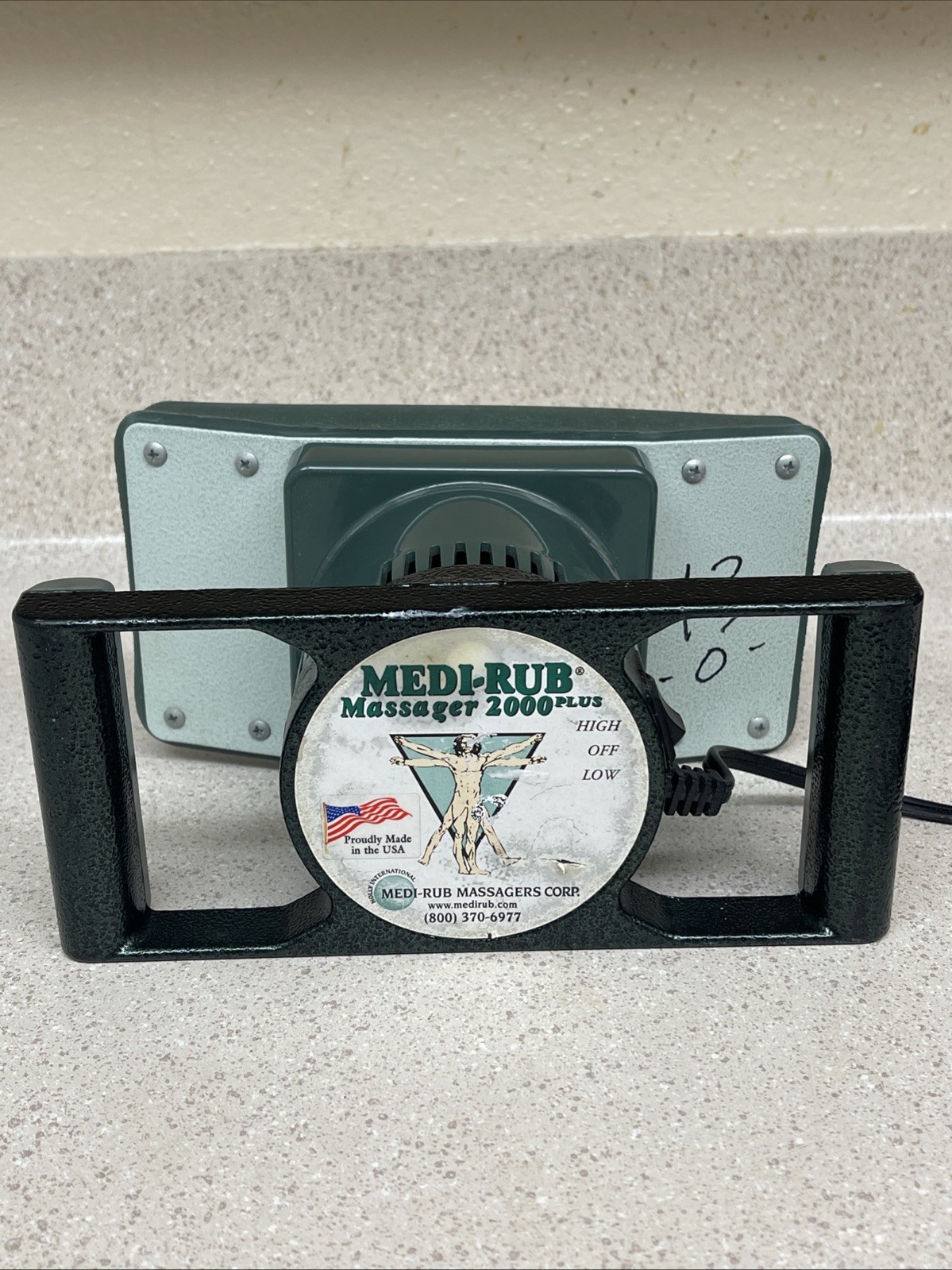 Medi-Rub Massager 2000 Plus Professional Vibration Massager Tested Working