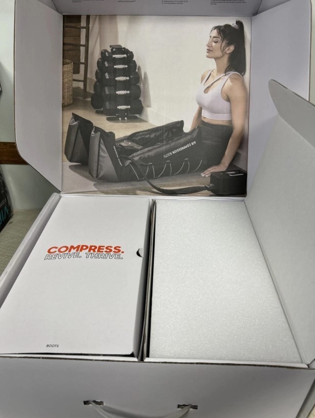 Sharper Image Small Medium Air Compression Boots for person height 5’0-5’8″