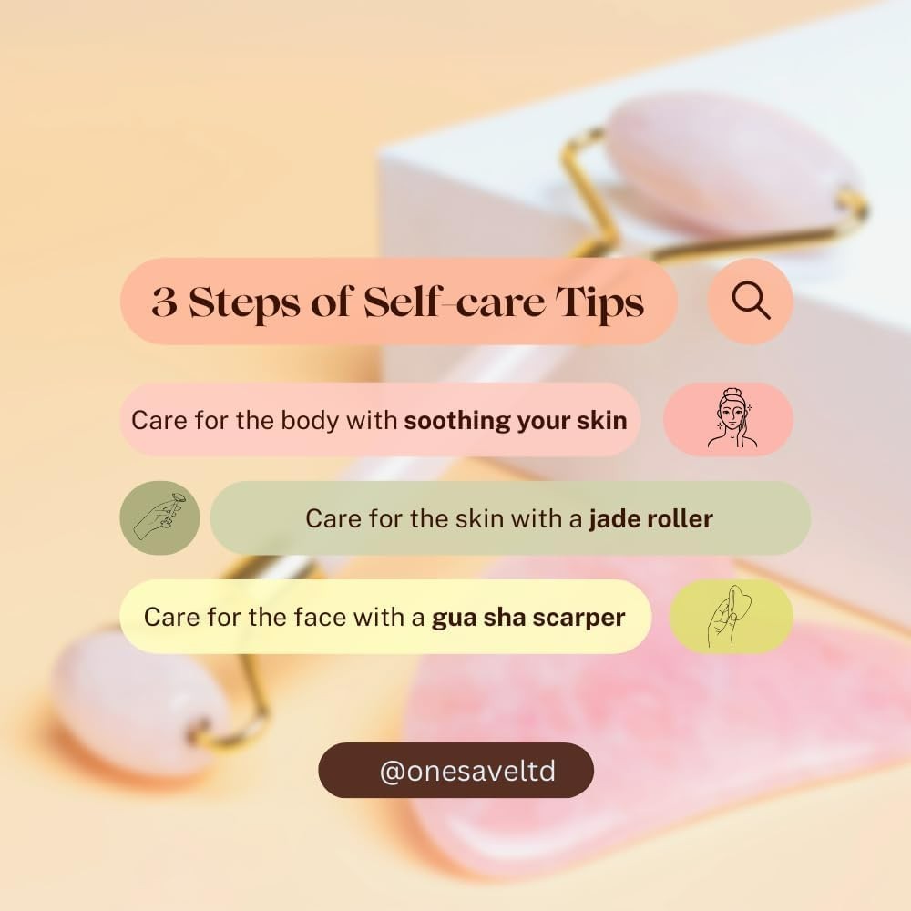 Rose Quartz Gua Sha Stone Massage Board Natural Guasha Facial Body Scraping Tool