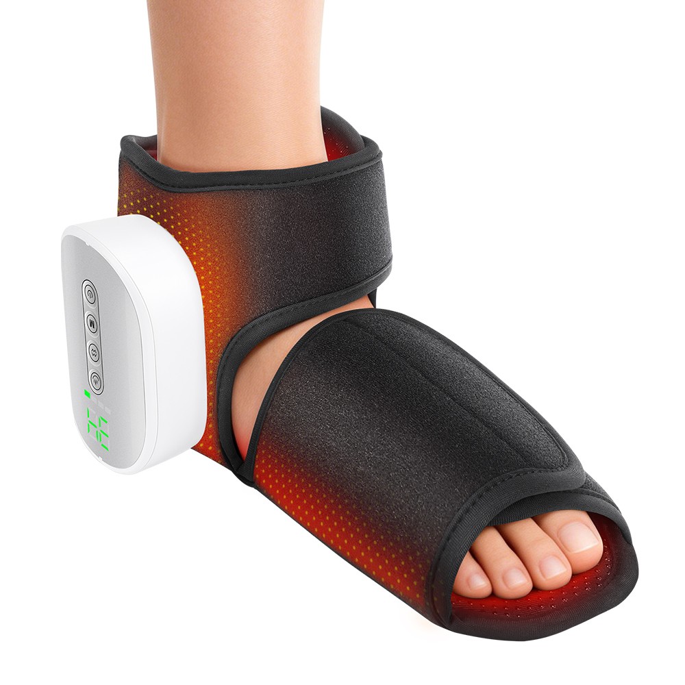 2/1Pc Air Compression Foot Ankle Massager for Pain Relief 4 Heating 3 Vibration