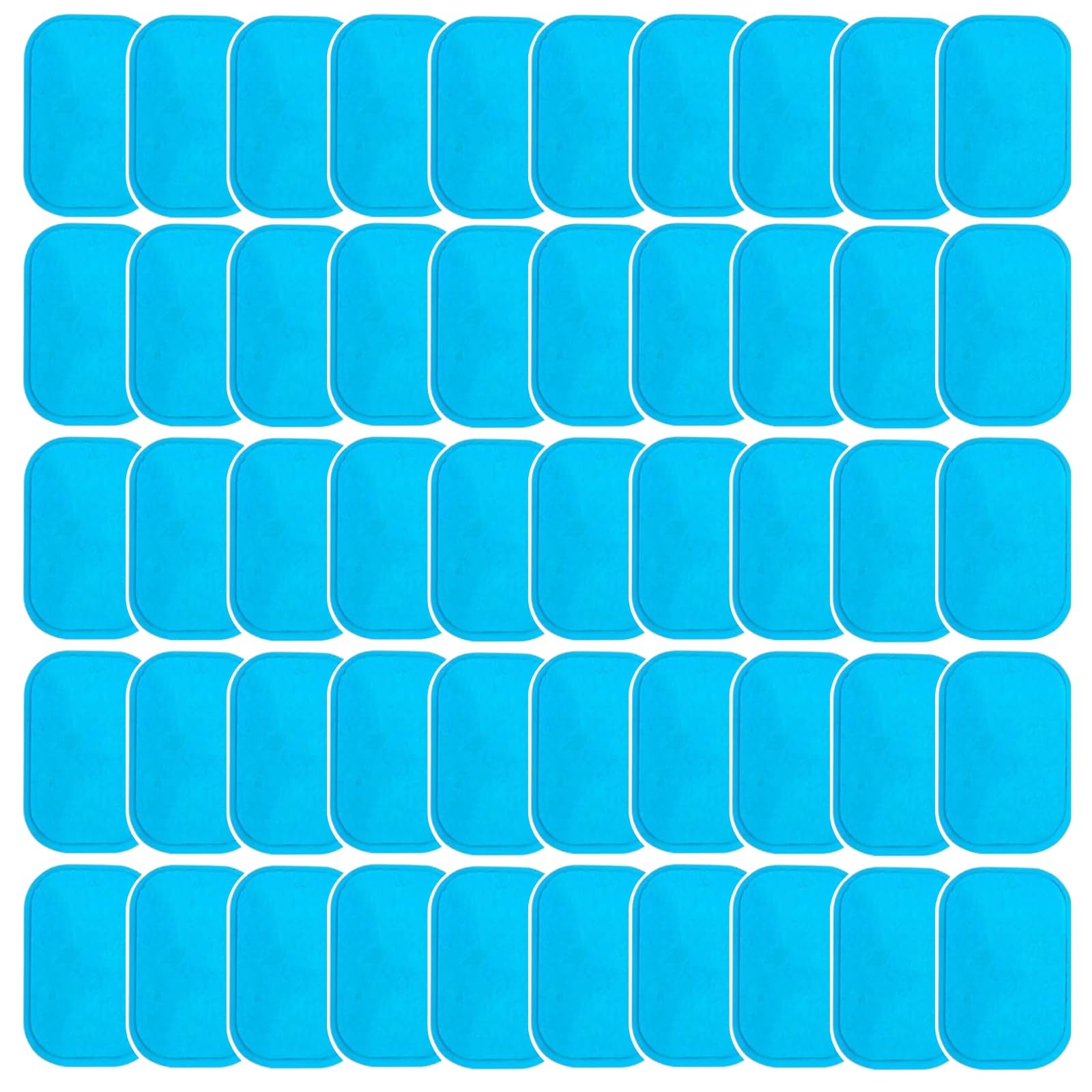 ABS Gel Pads, 50PCS Muscle Stimulator Pads Replacement for Ultimate Muscle EM…
