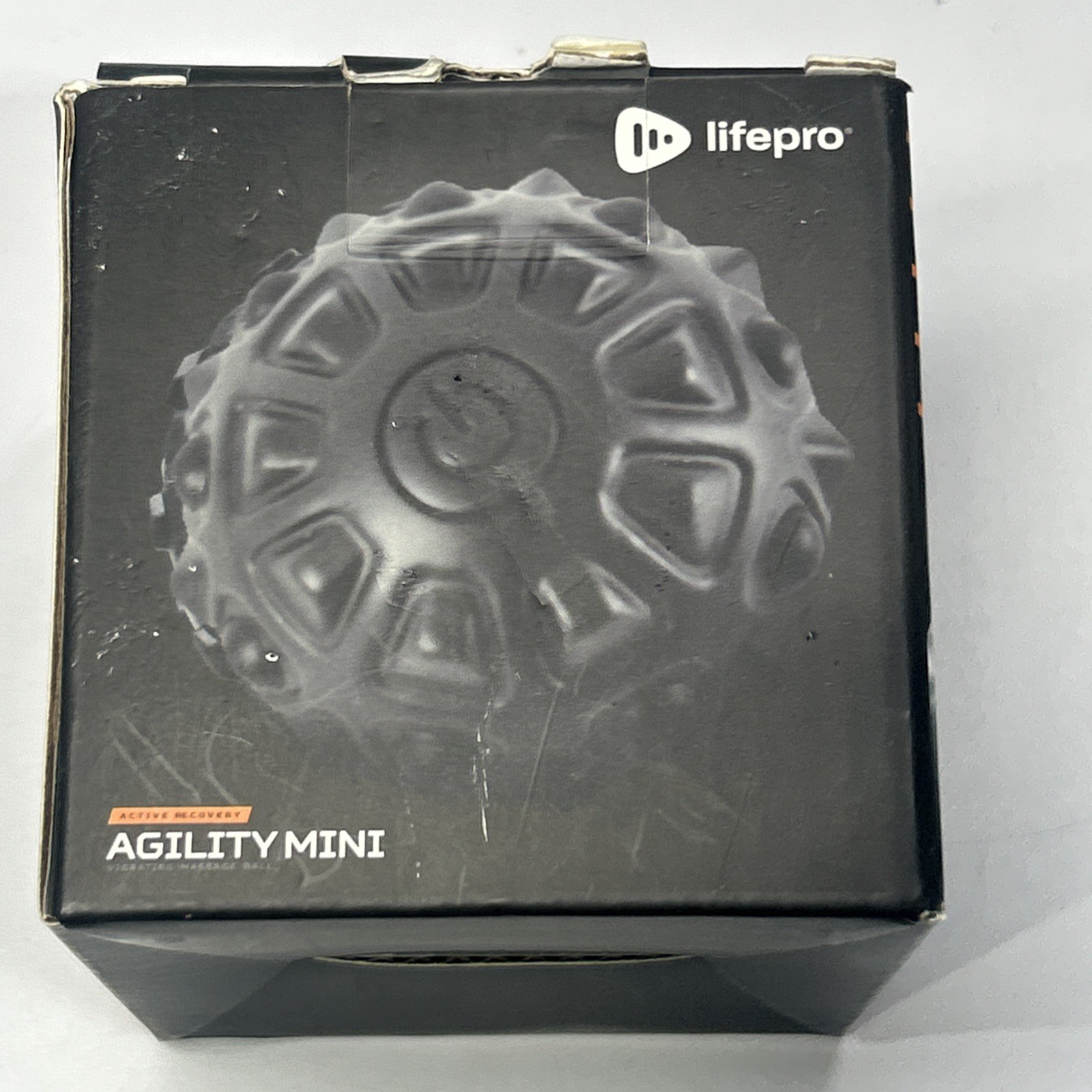 Lifepro Agility Mini Vibrating Portable Massage Ball Adjustable 2 Levels Black