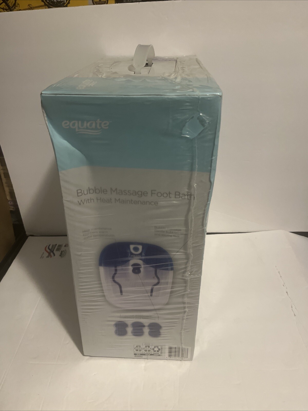 Equate Toe Touch Control Bubble Massage Foot Bath