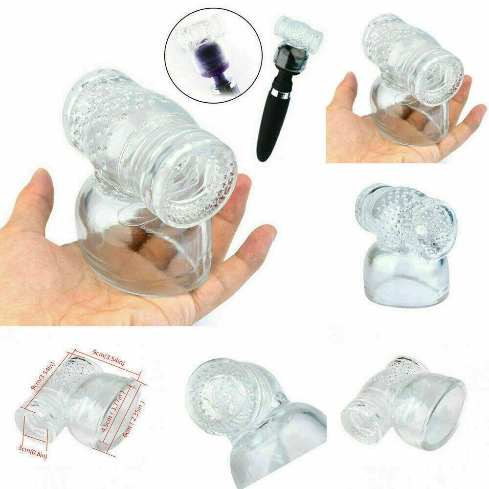 TPE Clear Male Humming Bird Attachment Fit Hitachi Magic Wand Massager Accessory