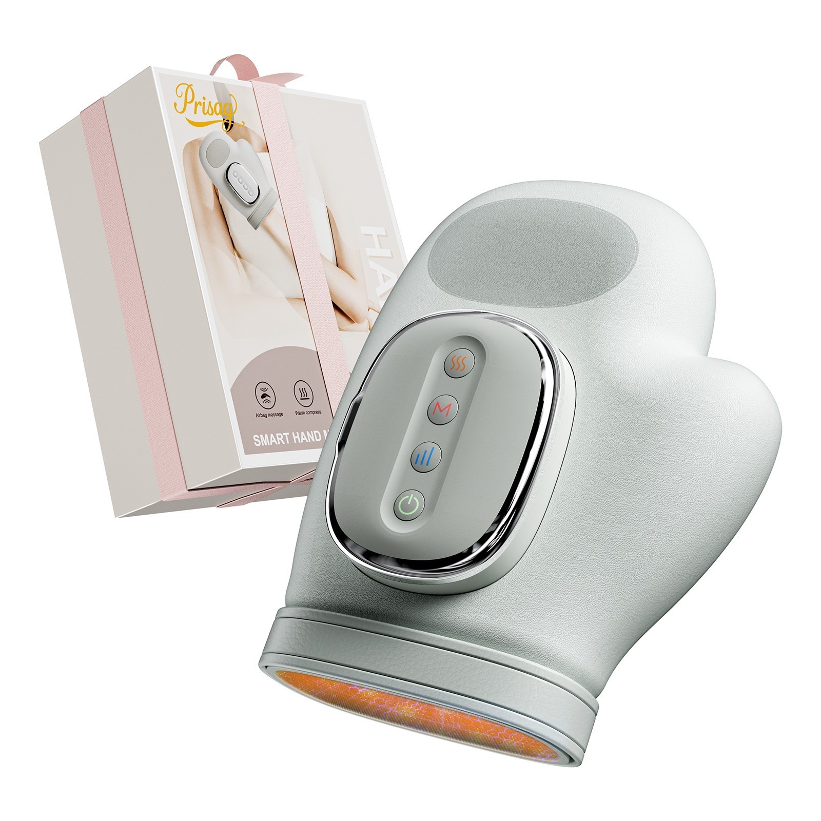 New Hand Massager with Heat and Compression – Personal Massage Machine Gifts