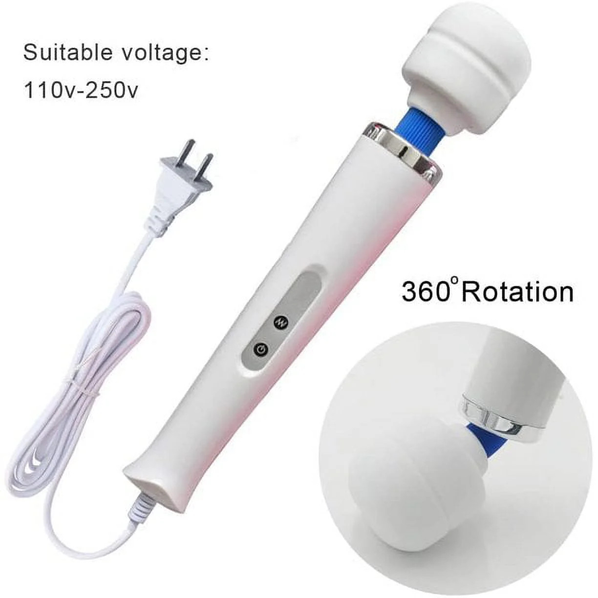 Wired Powerful Handheld Electric Back Massager,Strong Personal Vibrations Massag