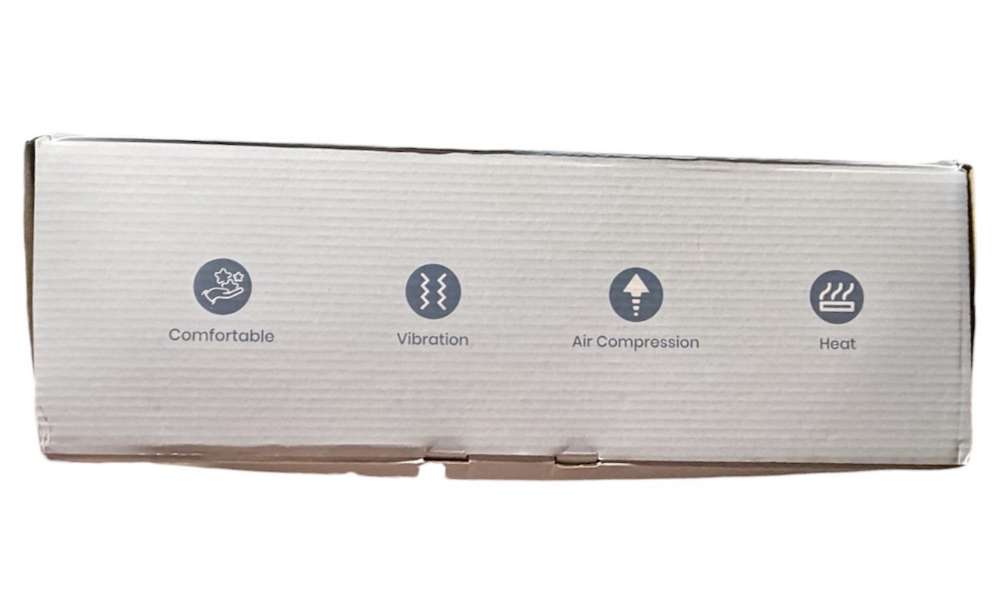 3-in-1 Lumbar Support Pillow with Heat, Vibration & Stretching & Blackout Mask