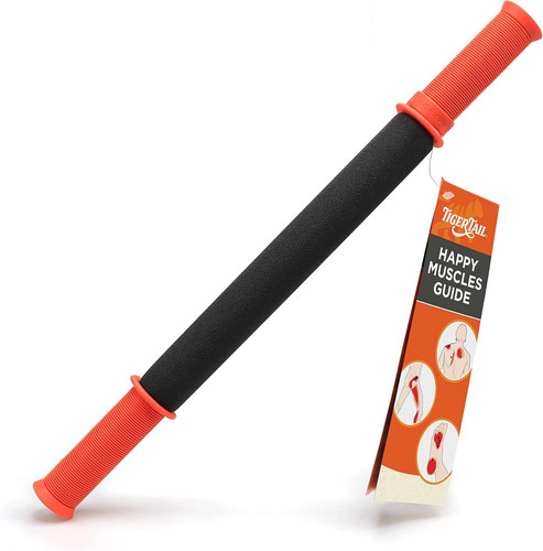 Tiger Tail 18in Massage Stick 18 18 Plus Happy Muscles eBook, Orange/Black