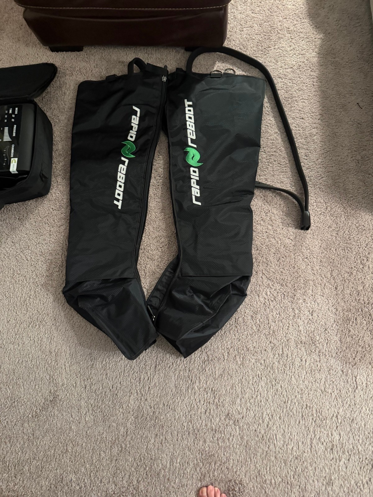 Rapid Reboots Recovery System Compression Boots XL with Control Unit, Case