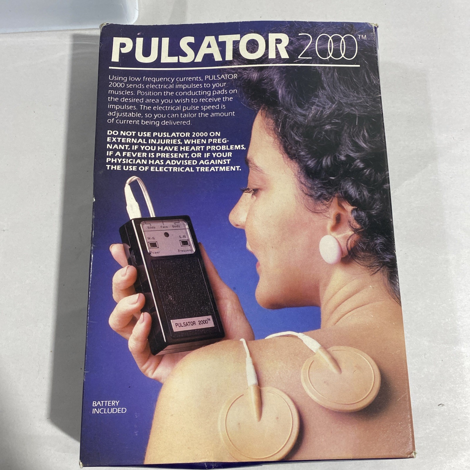 Vintage Pulsator 2000 Pulse Massager , Made In Taiwan