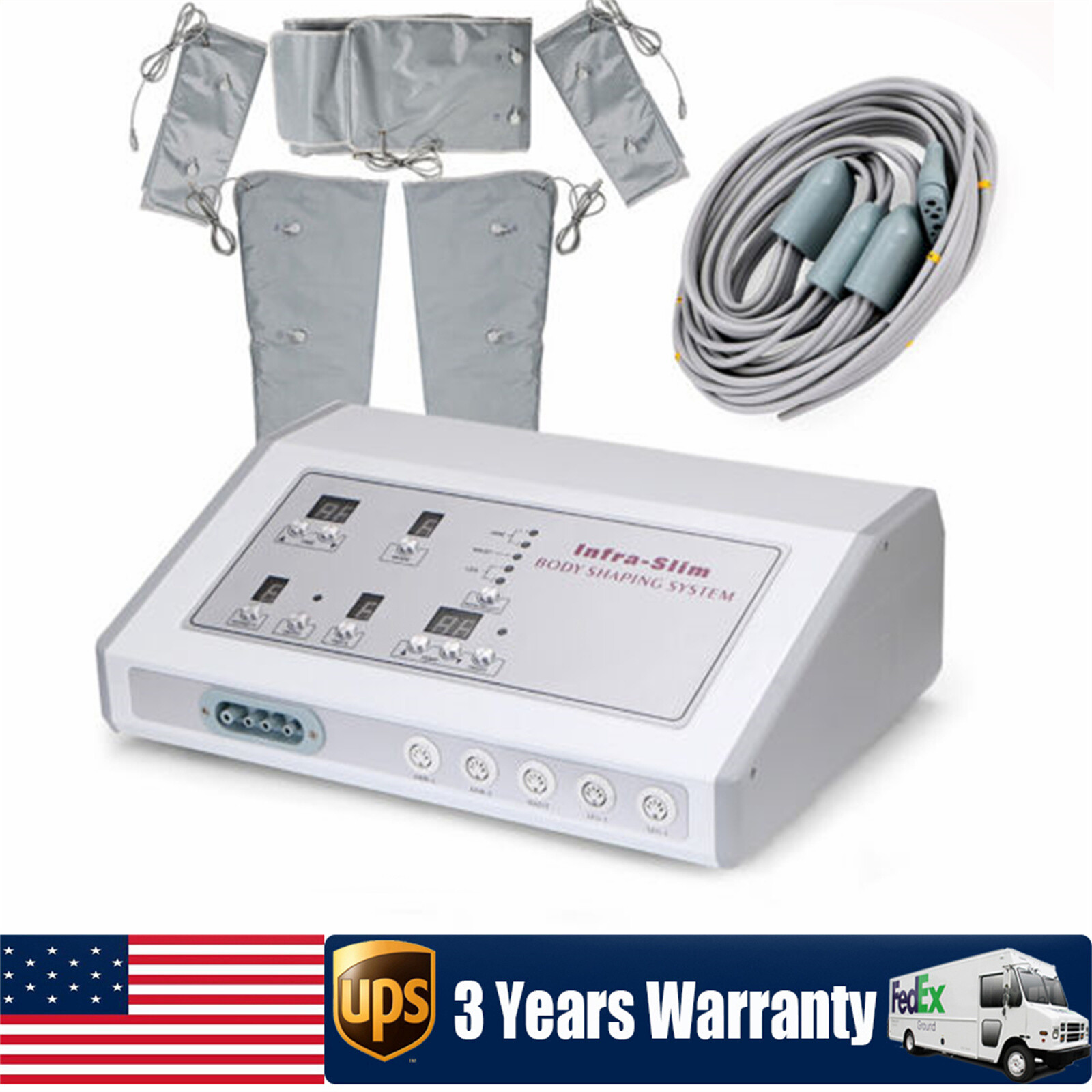 Pressotherapy Air Pressure Lymphatic Drainage Device Infrared Body Slimming Suit