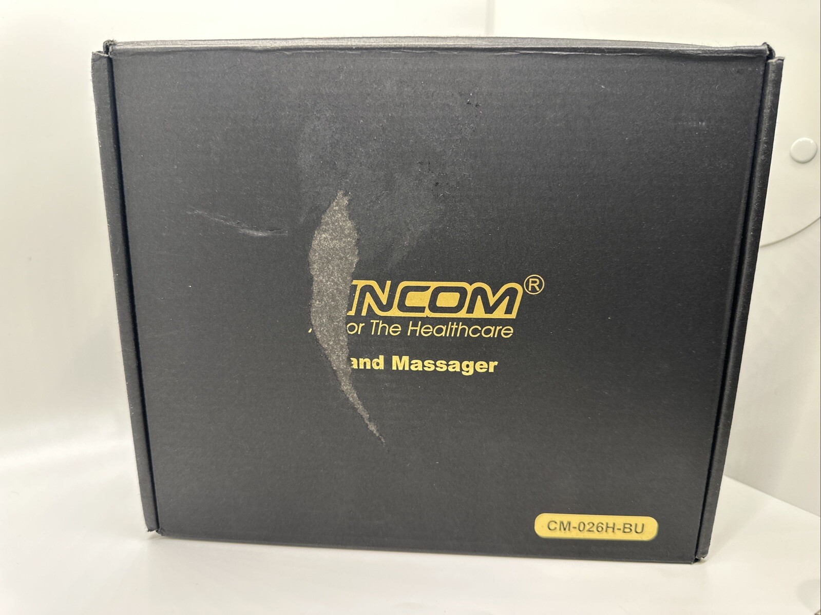 CINCOM Hand Massager Cordless with Heat and Compression CM-026H-BU Arthritis