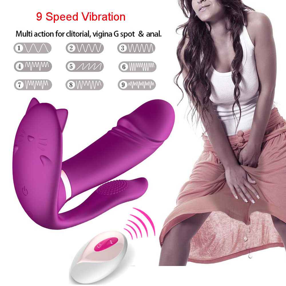 Reusable-Vibrator-9 Speeds-Silicone-Stimulation-Vibrating-Massager Women Female