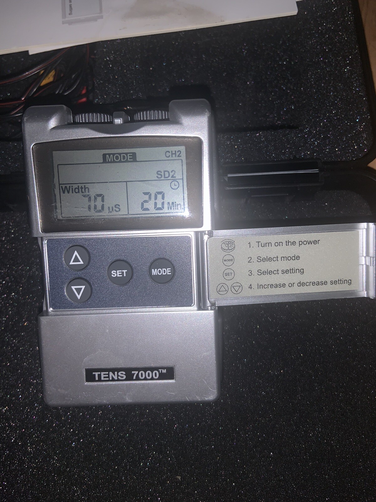Electrical Stimulation Tens Unit 7000 Machine Muscle Massage Therapy Pain Relief