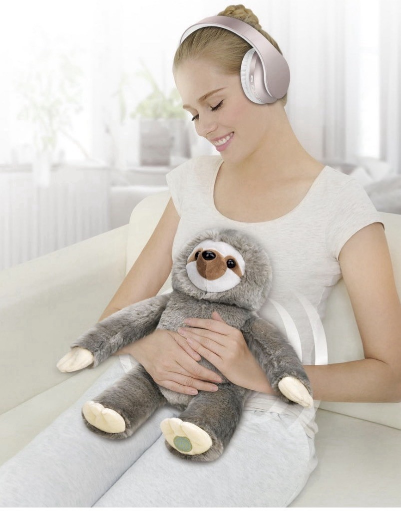 Health Touch Massager Gift With Relaxing Vibration, For Neck And Back-Sloth