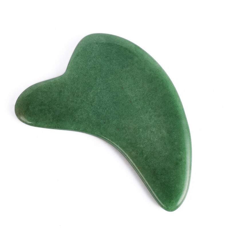 Natural Jade Gua Sha Tool Dolphin Shape Gua Sha Tools Face Massage Therapy Tool
