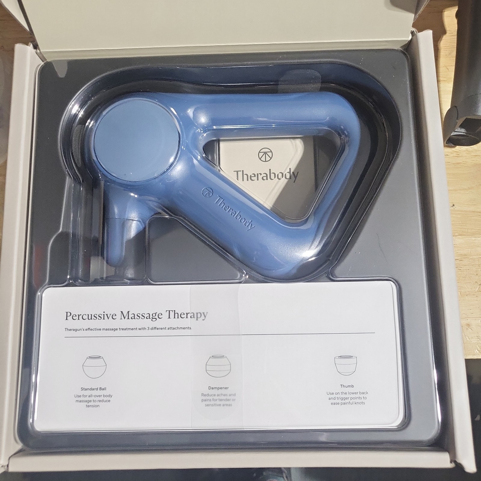 Therabody Theragun Relief Quiet Massage Gun, Blue