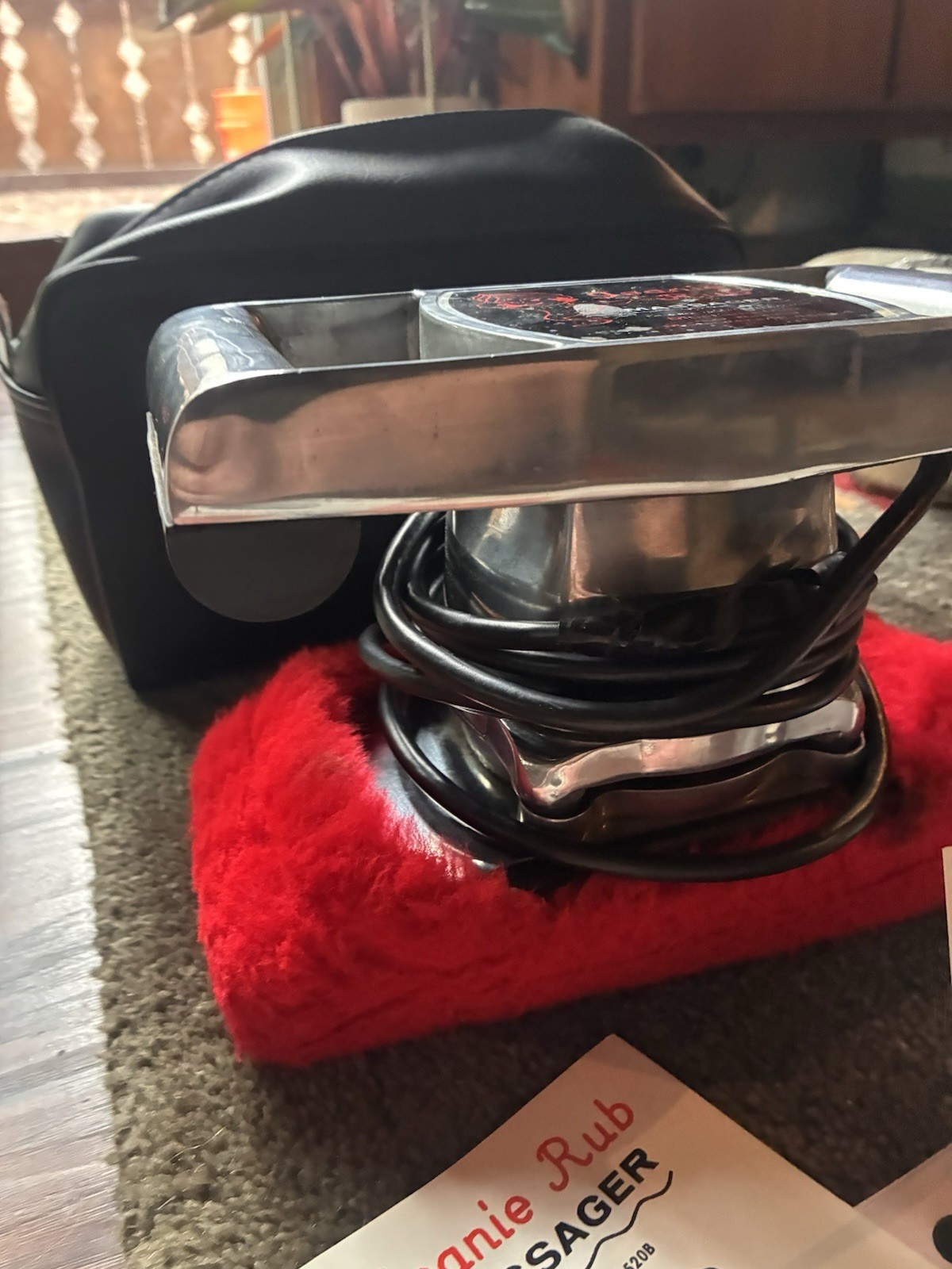 morfam Jeanie Rub Massager works great original paperwork receipt genie