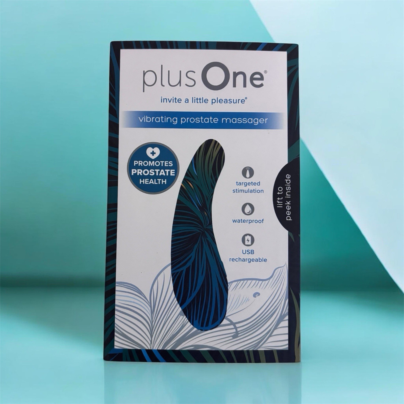 Plus One Vibrating External Prostate Massager Rechargeable Couple Fun!