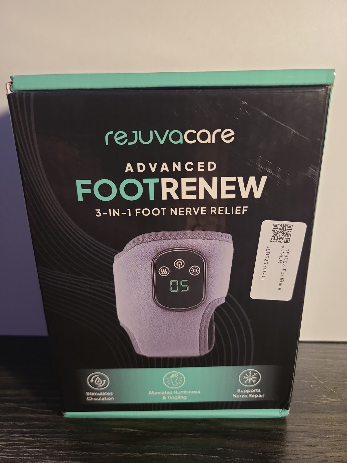 Rejuvacare Foot Renew 3-in-1 Nerve Relief Method +Ankle Massager