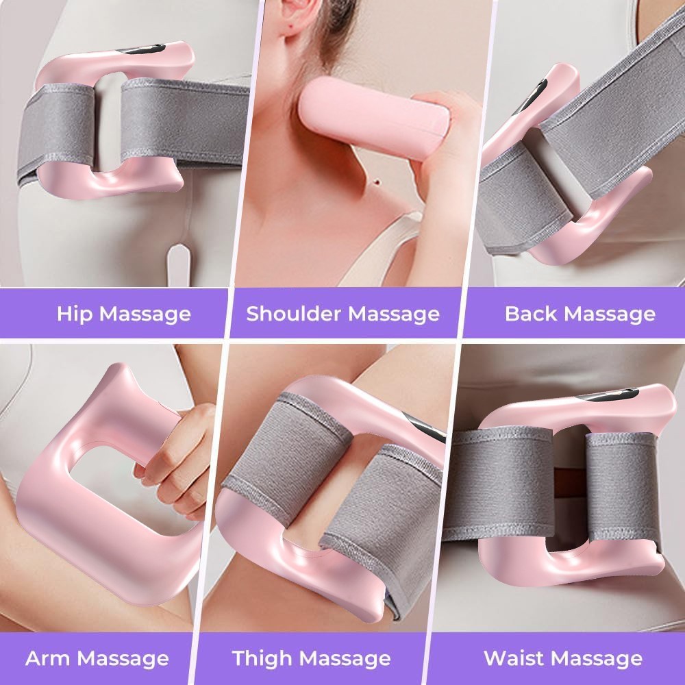 Full-Body Fascia Ring, Fascia Gun Massage Ring w/Belt For Fat Burning & Shaping