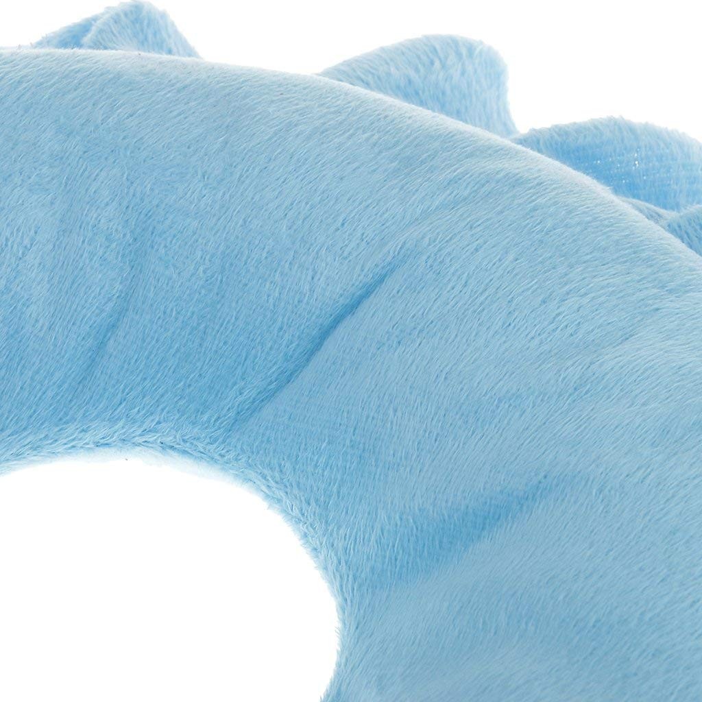 FRECI U Shaped Neck Support Cushion Soft Spa Salon Massage Table Sky Blue