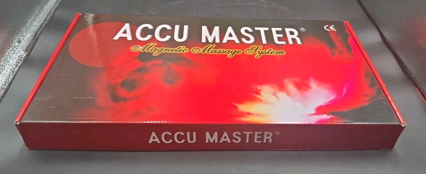 Accu Master CJ-S2004 Magnetic Sports Massage System Kit Works Box w/ Charts DVD+