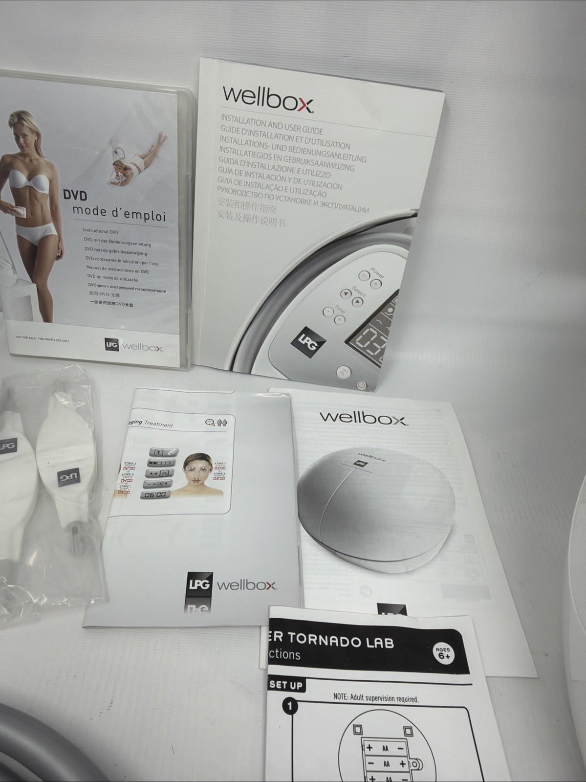 LPG Wellbox S Anti-Cellulite Massager, Multiple Attachments, LCD Display