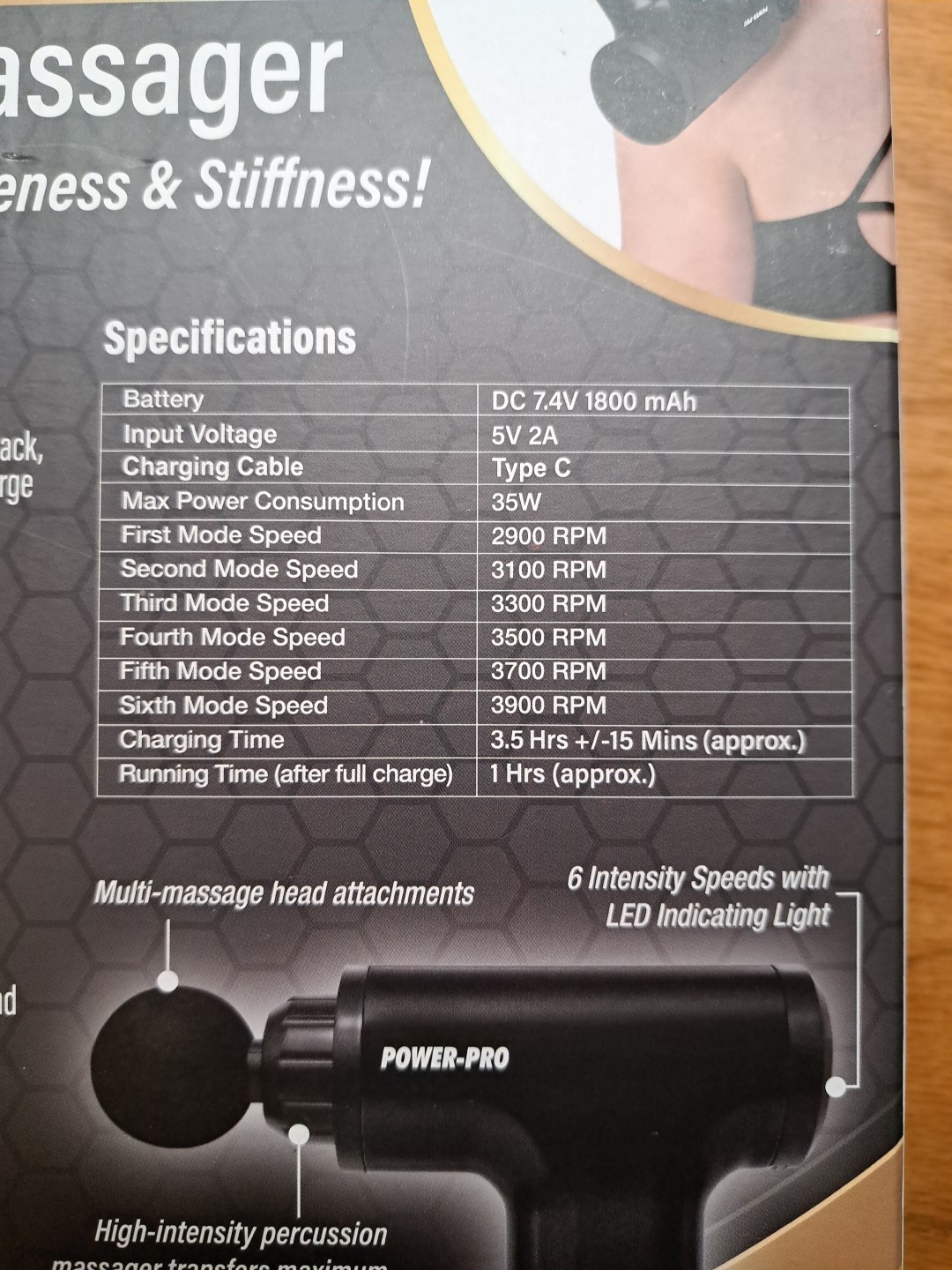 Power-pro Impact Massager NEW Sealed